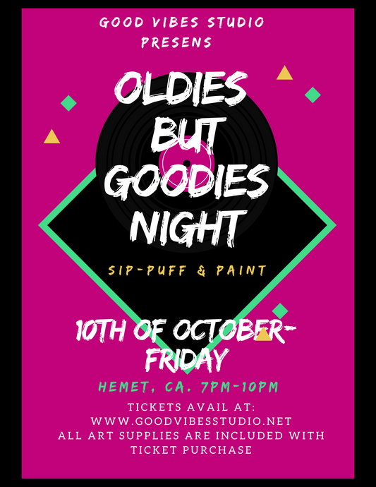 Oldies But Goodies Paint Night