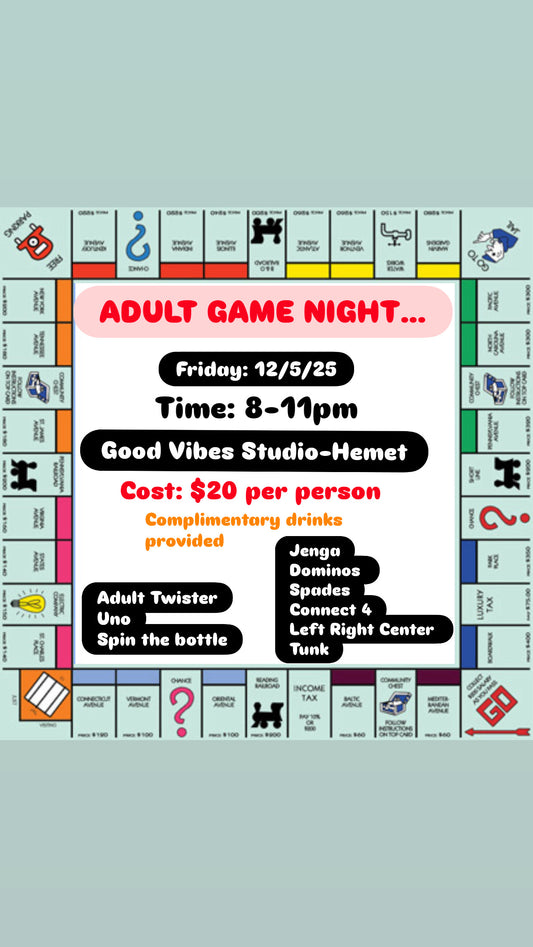Adult Game Night!